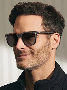 Carfia CA5354  Kenosha-L04 Square Tortoise Acetate Sunglasses